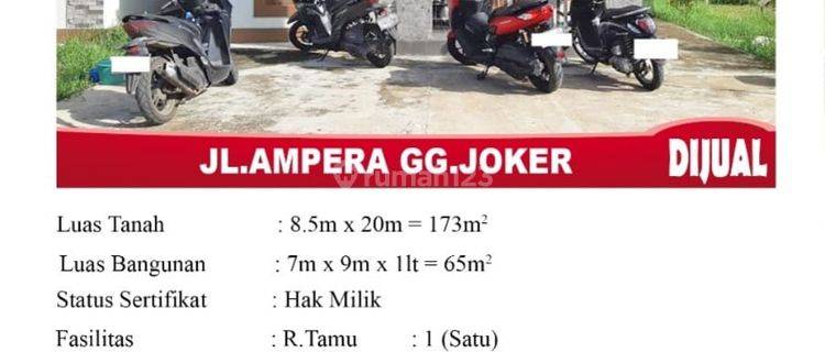 Rumah Type 65 Jalan Ampera Gg Joker Pontianak 1