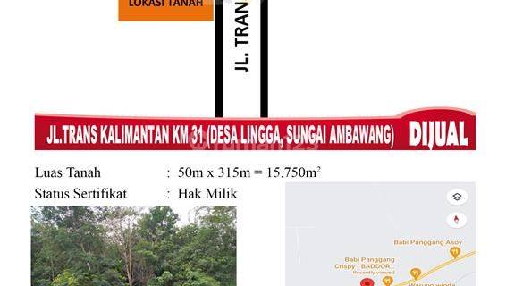 Tanah Tewpi Jalan Trans Kalimantan Km 31 1
