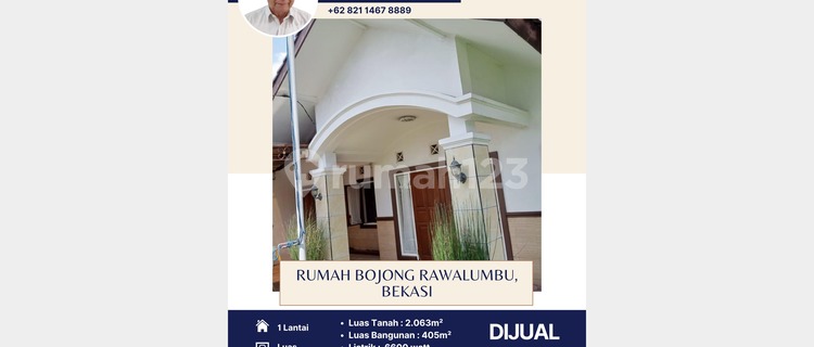 Rumah & Kebun Bojong Rawalumbu, Bekasi 1