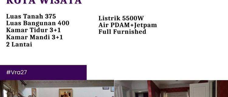 Sewa Rumah Mewah Harga Murah Rumah Bagus di Kota Wisata 1
