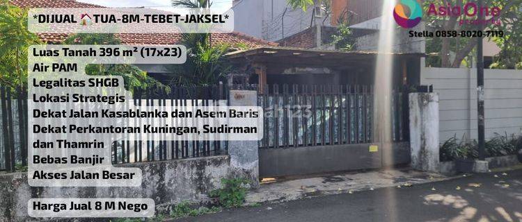 DIJUAL RMH TUA HITUNG TANAH-8M-TEBET 1