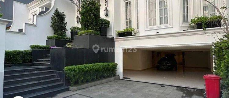  Hot Listing Menteng Jakpus Brand New Luxurious House American Modern Classic Fully Furnished Full Marble Slab Import Italy High Quality Material 3 Lantai + Ruang Serba Guna Rooftop 1