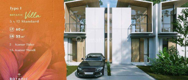 Rumah Viral Cendana Botanic Type 1 Nempel Gading Serpong 
 1