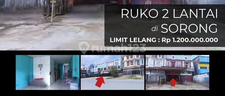 2-Storey Shop House, Spacious Parking, Good Location, Sorong 1