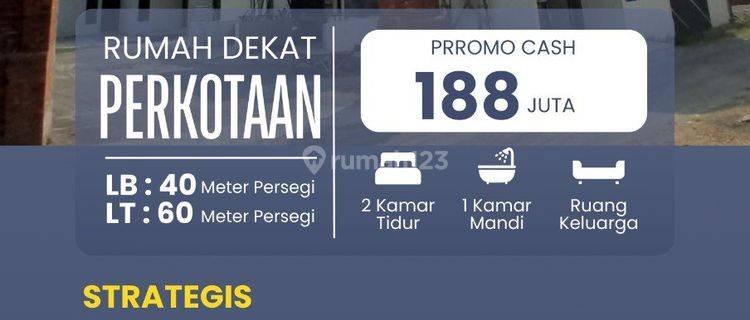 Rumah Komersil Termurah Di Tengah Kota Mojokerto Promo Cash 1