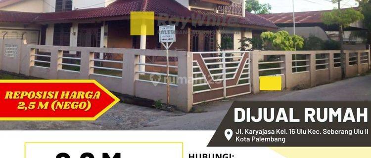 Dijual Rumah Mewah Murah Plaju Palembang 1