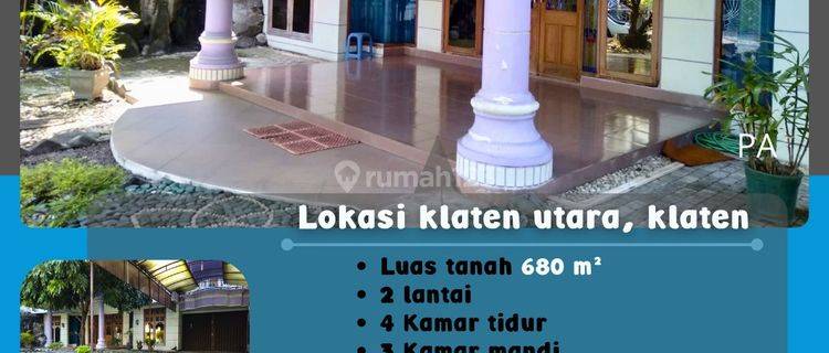 Rumah Dua Lantai Klaten Utara 5,5M  1