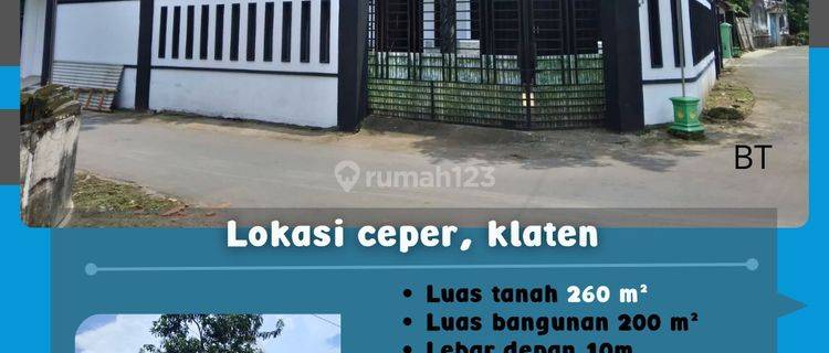 Rumah Hadap Utara Barat Ceper Klaten  1