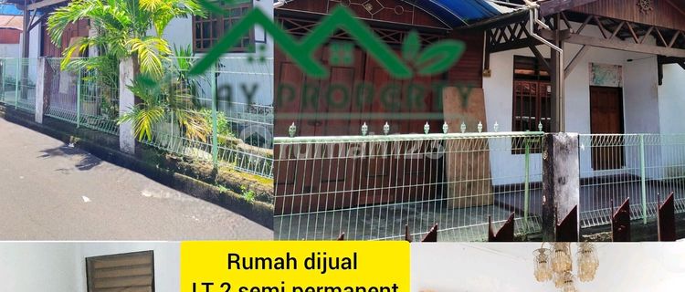 Rumah Lantai 2 Semi Permanent, Lt 202, Pusat Kota, Hanya 15mtr Dari Jalan Raya 1