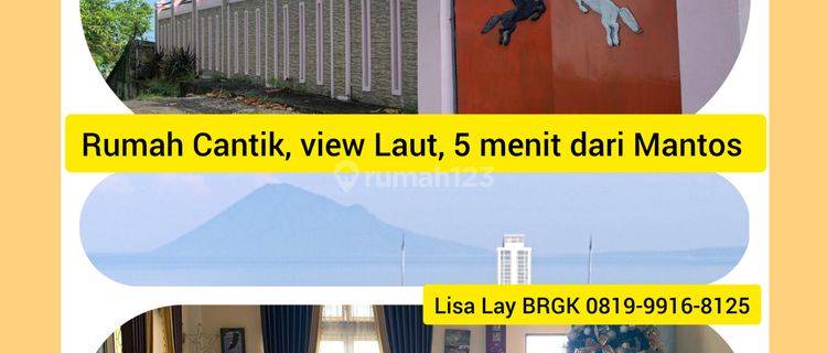 Rumah Cantik Besar View Laut, Komplek Nyaman Dekat Kampus, Dekat Mantos Mall 1