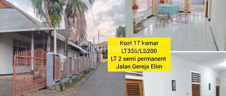 For Sale: 17-Room Boarding House, Fully Occupied, Near Unsrat University, Near Hospital, Only 500 Meters From Main Road 1