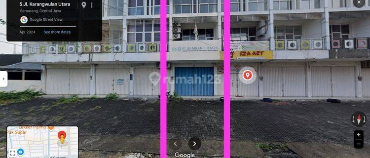 Dijual Lelang Ruko 3 Lantai di Jalan Karangwulan Utara Semarang 1