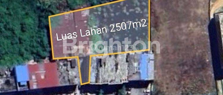 Tanah Luas 2.507m2 + Bangunan Lokasi Premium Arifin Ahmad 1