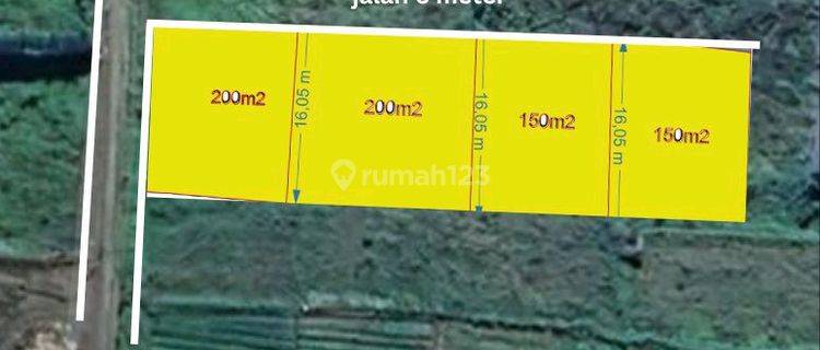 Tanah Kavlingan Baru Di Ubud Tanah Shm - Sertifikat Hak Milik Tanah 200 M² Harga 650jt/are 1