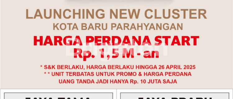 New house in Kota Baru Parahyangan Tatar Jayaprakasa 1