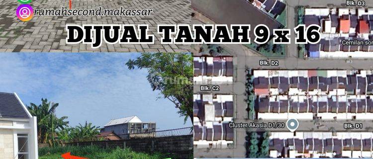 Dijual Tanah 9x16 Pojok Dlm Cluster Tallasacity 1