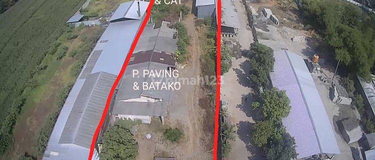 Dijual BU Pabrik Paving Siap Produksi 3500m2 Truk Besar Masuk 1