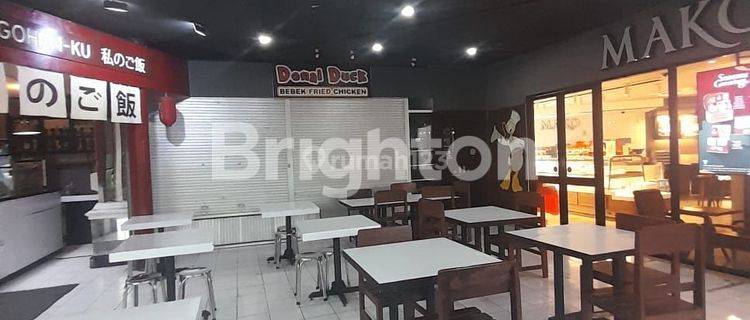 ruko bekas resto dan food court, dekat mako dan jco di tohpati 1