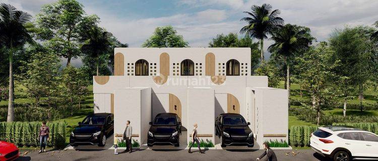 Dijual Villa Bergaya Santorini Dengan Memadukan Keanggunan Serta Kenyamanan di Tukad Balian, Renon  1