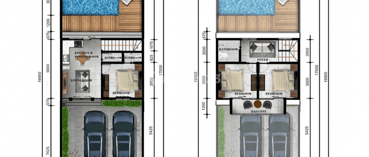 Rumah Semi Villa Konsep Modern Minimalis Harga Ekonomis di Perumahan Taman Giri Nusa Dua, Kuta Selatan, Badung 1