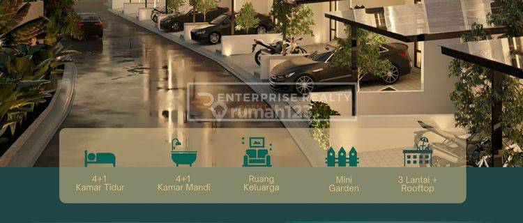 Rumah Mewah 3 Lantai Pinggir Jalan Utama  1