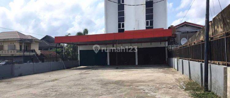 Disewakan 2 Ruko Parkiran Luas Bisa Nampung 12 Mobil Ex Showroom, Lokasi Premium Di Jl Demang Lebar Daun, Ilir Barat 1, Palembang, Ada Sisa Tanah Belakang 10 Meter, Cocok Untuk Berbagai Usaha bisnis 1