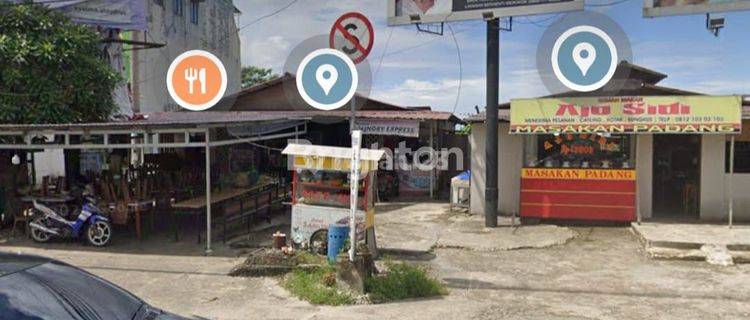 DIJUAL TANAH/LAHAN PINGGIR JALAN POROS SOEKARNO - HATTA KM 5 COCOK DIBUAT RUKO, MINIMARKET, RESTORAN DLL 1