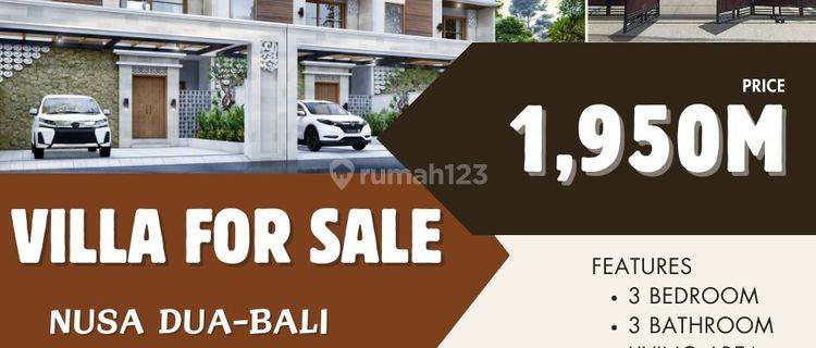 For Sale Villa Siap Huni Di Nusa Dua 1