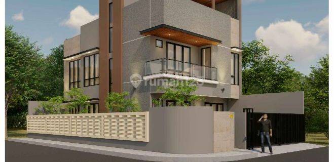 Rumah 3 Lantai Baru Unfurnished SHM di Meruya, Jakarta Barat 1