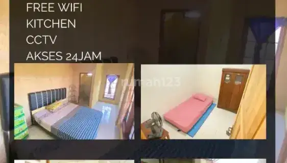 Disewakan kamar kost putri free wifi 1