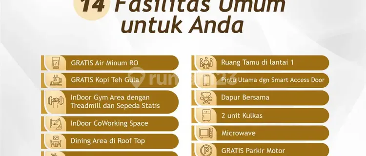 Wimala Suites - Mediterranean Apartment Apt Kosan Kost Kost Gajah Mada 1