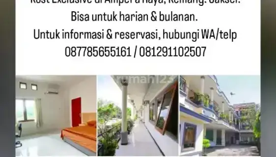 Kost Exclusive di Ampera, Kemang. Jaksel. 1