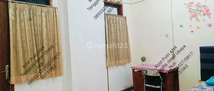 Kost Kos Putri Mahasiswi Ubaya Tenggilis Bisa Berdua Surabaya Timur 1