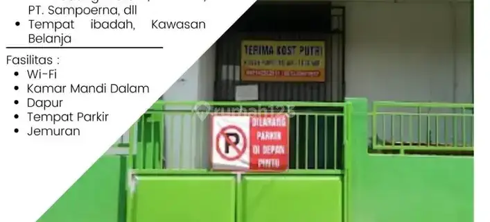 Kost Putri Free WiFi + CCTV + KM dalam Full fasilitas Pandaan 1