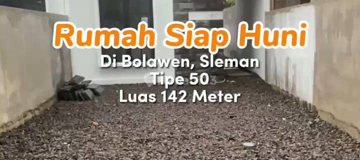 Dijual rumah baru model paviliun di sleman  1