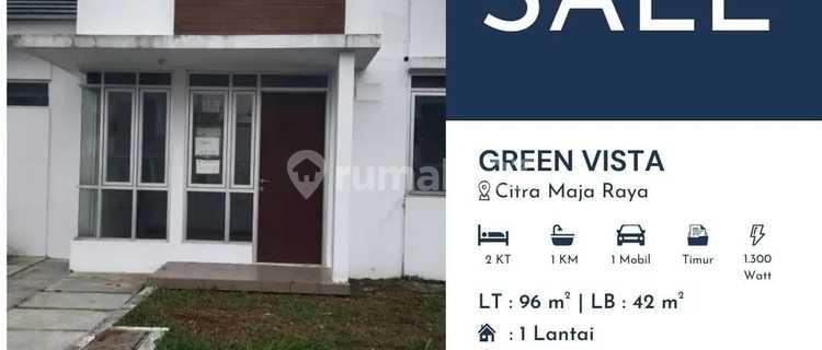 Dijual Rumah - Green Vista, Citra Maja Raya, Sangat Dekat dengan Stasiun KRL Maja 1