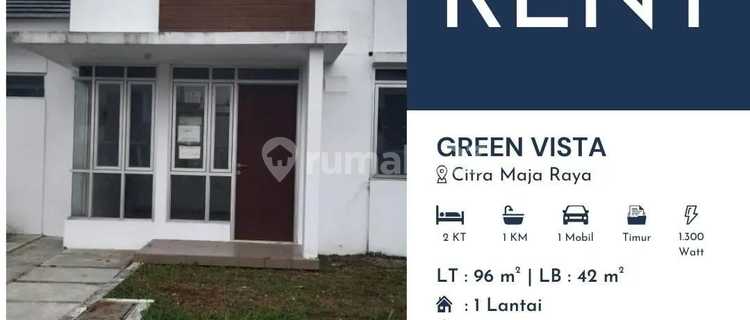 For Rent: House - Green Vista, Citra Maja Raya, Main Access to Maja Station, Toll Road, and Public Facilities 1