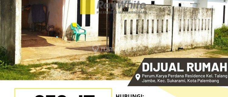 Di Jual Cepat Rumah Murah di Talang Jambe Kota Palembang 1