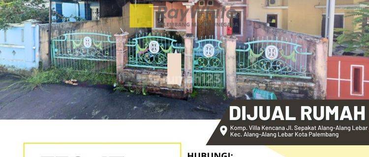 Rumah Dijual Cepat di Alang Alang Lebar Kota Palembang 1