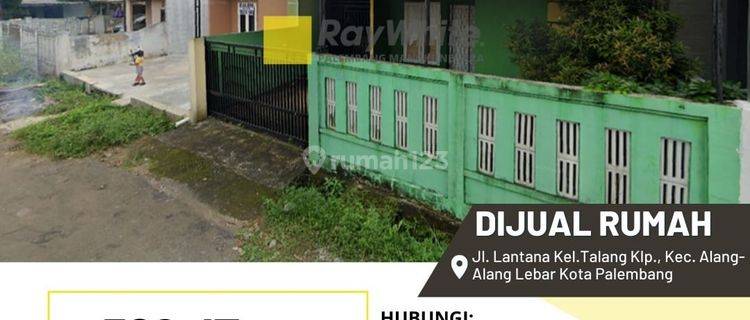 Rumah Dijual Cepat di Talang Kelapa Palembang 1