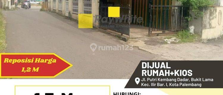 Rumah + Kios  Cepat di Bukit Lama 1