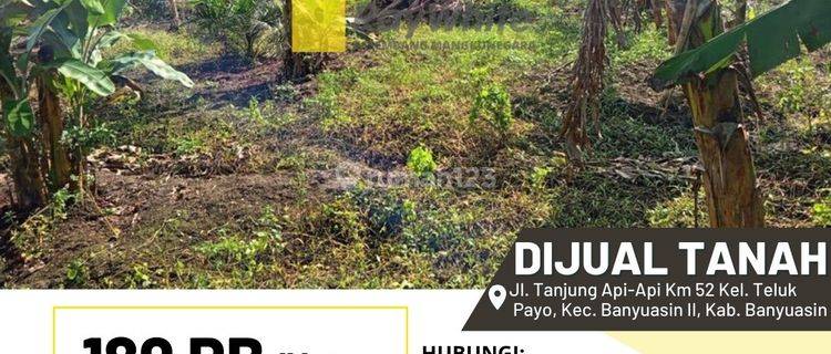 Dijual Tanah Desa Teluk Payo dekat Tanjung Api Api 1