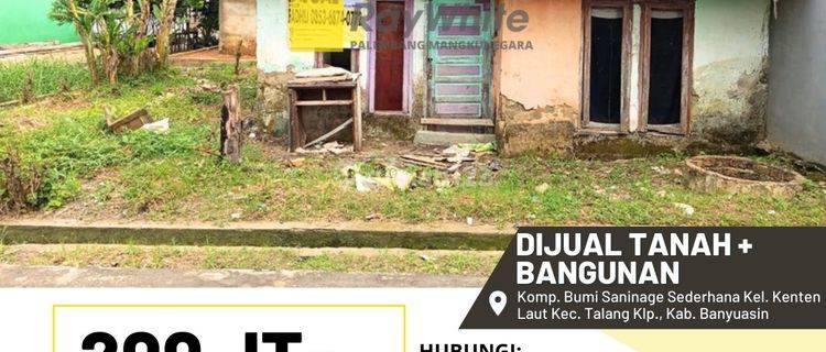 Tanah dan Bangunan Dijual di Kenten Laut 1