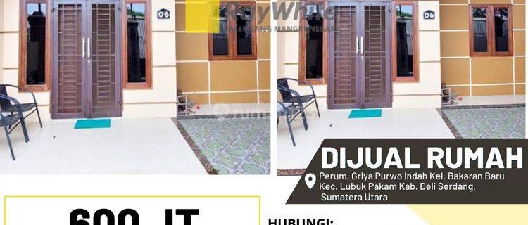 Rumah Dijual di Bakaran Batu Lubuk Pakam 1