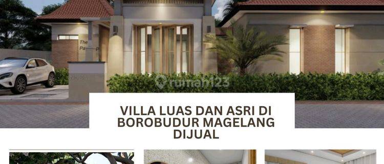 Villa Luas Dan Asri Di Borobudur Magelang Dijual 1