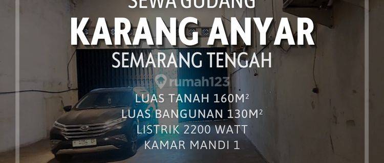 Disewakan Gudang Di Karang Anyar Tengah Semarang 1