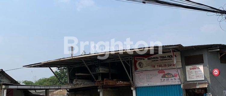 DIJUAL TOKO BANGUNAN BESERTA RUMAH DAN 2 RUKO DIJALAN PERUMAHAN PABUARAN INDAH CILODONG 1