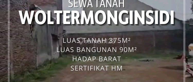 Sewa Tanah Di Jl. Wolter Monginsidi Multifungsi Untuk Usaha  1