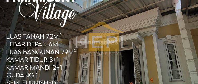 Jual Harga Khusus Rumah Type Classic Di Paramount Village 1