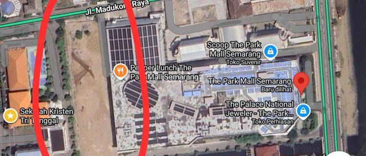 Dijual Tanah Hgb - Hak Guna Bangun 7733 M² Di Madukoro Semarang Utara Dekat Sekolah Dekat Bandara Dekat Mall Bisa Akses Ke Mall 1